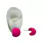 Aro chunky color fucsia