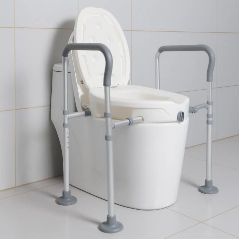 Alça Suporte Para Vaso Sanitário Acessibilidade Anti-queda.