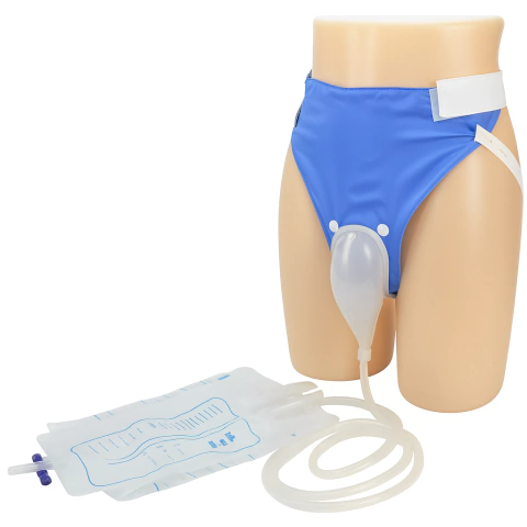 Coletor De Urina Portátil De Silicone Vestível Com Duto De Cateter De Xixi