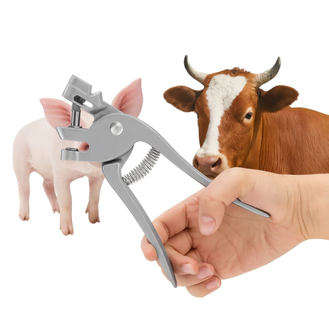 Alicate para Marcação em Orelhas | Furo 7mm para Suínos, Bovinos e Ovinos - comprar online