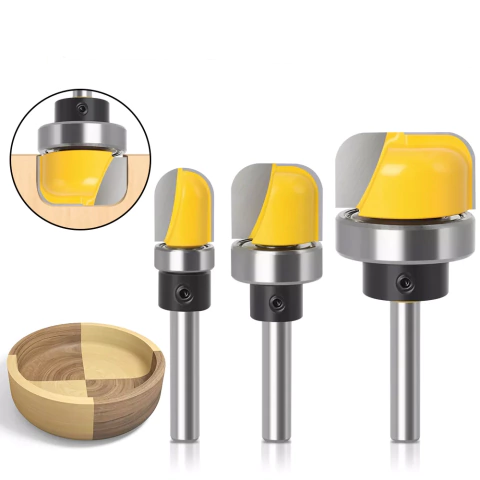 Kit 3 Fresas Tipo Tigela Bandeja com Haste 8mm – Corte Preciso e Acabamento Profissional em Madeira - comprar online