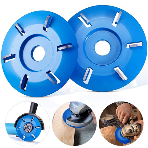 Disco de Desbaste p/ Madeira com 6 Dentes – Fresa Esculpir, Moagem e Polimento p/ Rebarbadora 16mm - comprar online