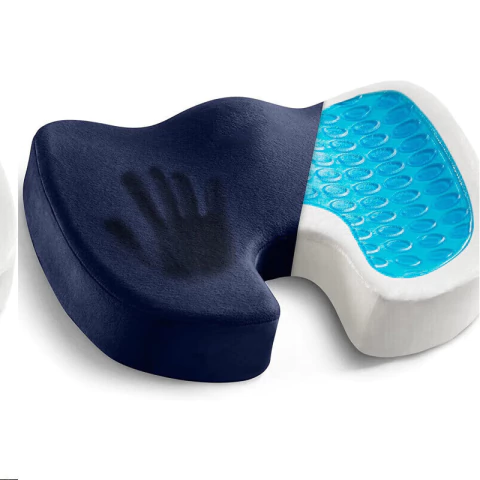 Almofada Ortopedica Coccix Assento Lombar Gel Ergonomico Car - comprar online