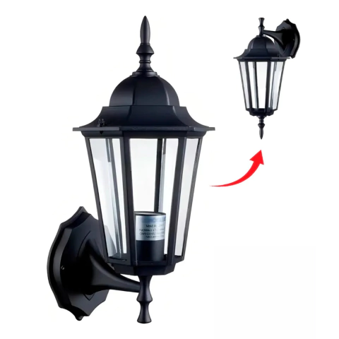 Arandela Colonial Externa de Parede – Alumínio e Vidro – Bivolt – Base E27 – Ideal para Jardins e Fachadas - comprar online