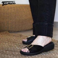 Zueco Fascitis Negro - Tania Calzados