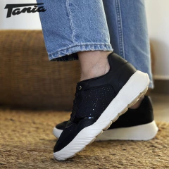 Zapatilla Fascitis Negra Elasticos - tienda online