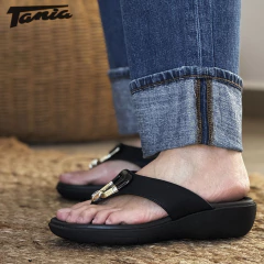 Ojota Fascitis Negra - Tania Calzados