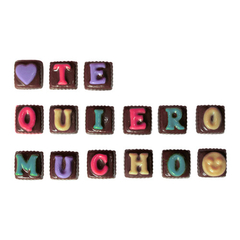 Molde placa 522 ABC CHOCO MENSAJES - PARPEN