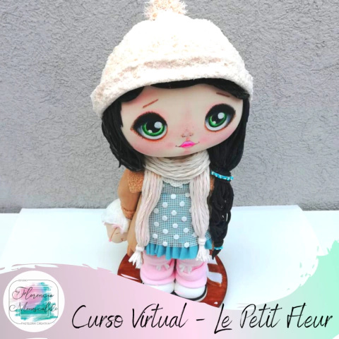 Aula Virtual de Torta 3D con estructura "Le Petit Fleur"