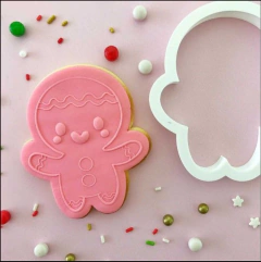 SET Cortante+Sello Estampador Muñeco Jengibre S112 - Ruphas - comprar online