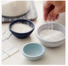 Set Bowl X3 Taza Medidora Silicona Tazones Premium Wilton en internet