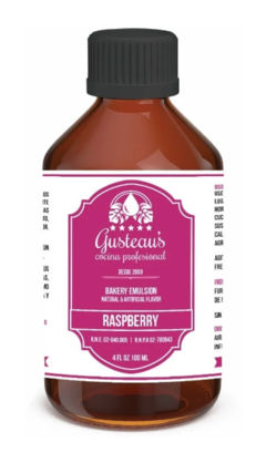 Emulsión GUSTEAU'S - 100 ml - SABOR FRAMBUESA