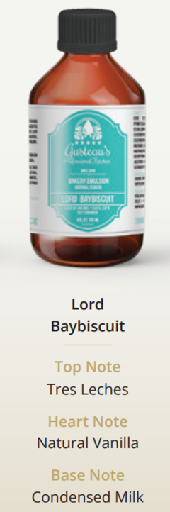 Emulsión GUSTEAU'S - 100 ml - LORD BAYBISCUIT en internet
