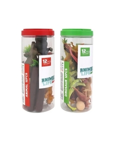 Animal Life Set Animales Tubo x 12 Piezas - Isakito.