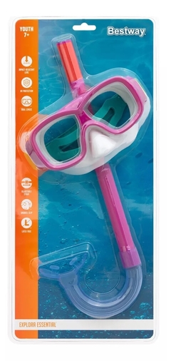 Set Snorkel Explora Essential +7 años - Bestway. en internet