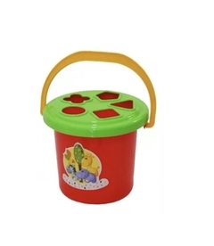 Balde Didáctico Con Formas y Letras - Calesita. - comprar online