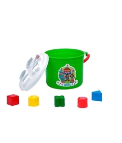 Balde Didáctico Con Formas y Letras - Calesita. - tienda online