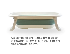 Bañera Plegable con Regulador de Temperatura - Briconne. - tienda online