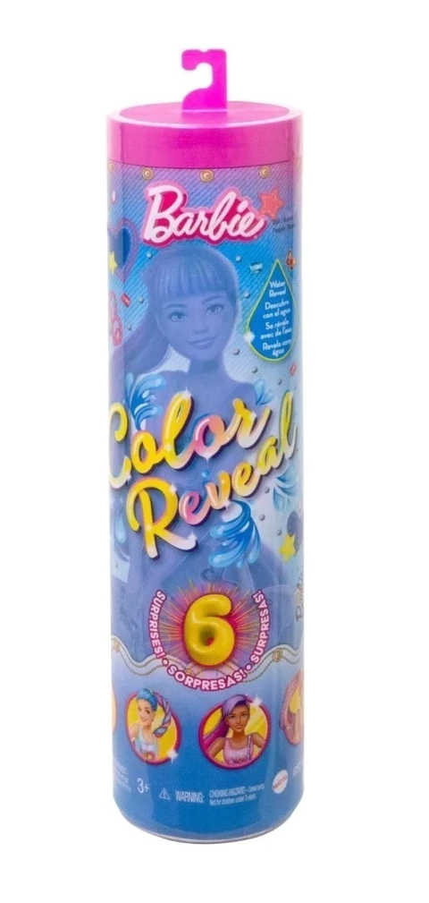 Muñeca Barbie Color Reveal con 6 Sorpresas - Mattel.