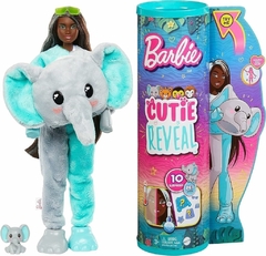 Muñeca Barbie Cutie Reveal Con Sorpresas Serie Selva - Mattel.