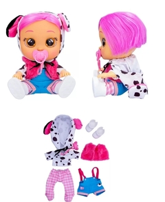 Muñeca Cry Babies Bebe Llorón Con Pelo Real Original - WABRO - Crawling