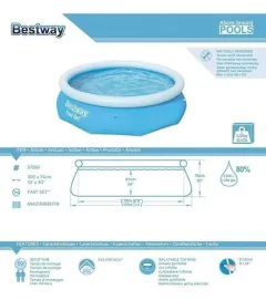 Pileta De Lona Aro Inflable redonda 305x76 cm - Bestway - Crawling