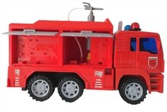 Imagen de Camión Bombero Auto-Bomba Fricción, Sirena, Luz Y Agua De Verdad Escala 1:16.