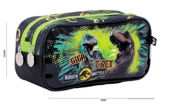 Cartuchera Jurassic World Doble Cierre - Wabro. - Crawling