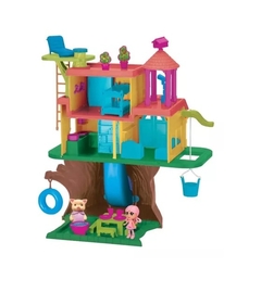 Casa Del Árbol Con 2 Muñecos -Xplast. - Crawling