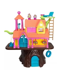 Casa Del Árbol Con 2 Muñecos -Xplast.