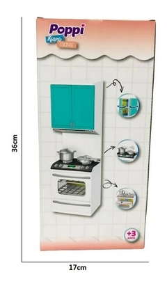 Set De Cocina Modulo Horno Con Luz Y Sonido - Poppi. en internet
