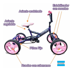 Cuatriciclo Grande Extreme a Pedal - Rodados kids