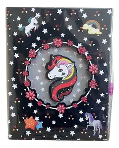 Diario Intimo Con Candado, Diseño de Unicornio.