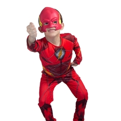 Disfraz De Flash Con Mascara - Vulcanita.