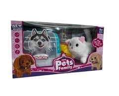 Cute Pets Family Gatito Con Valija Transportadora.