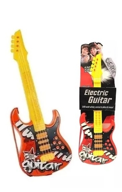 Juguete Guitarra Eléctrica Con Luz y Sonido 55 X 20cm.