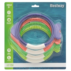 Anillos De Buceo En Forma De Pez X 4 Unidades - Bestway.