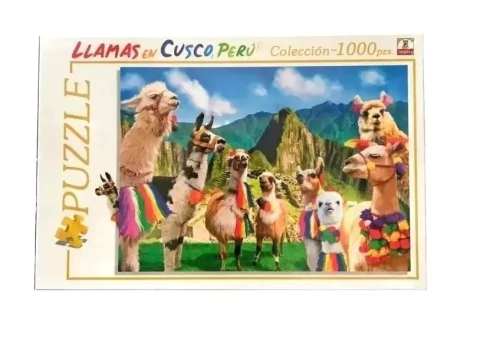 Puzzle 1000 Piezas Llamas En Cusco Perú - Implas.