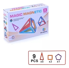 Bloques Magnéticos 9 Piezas Magic Magnetic - Juguetech