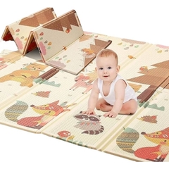 Manta Anti-golpes Plegable 177 x 156 CM X 8 MM Con Bolso Para Transportar - Ok Baby. - tienda online