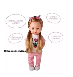 Muñeca 38 cm Maricela Habla!!! 12 Frases - Cariñito.