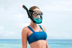 Máscara De Buceo Snorkel Doble Tubo - Bestway. - Crawling