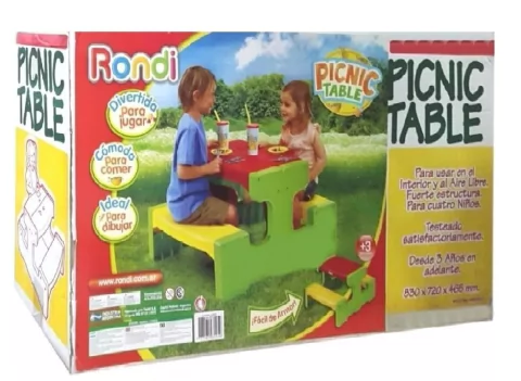 Banco y Mesa para Picnic. Rondi