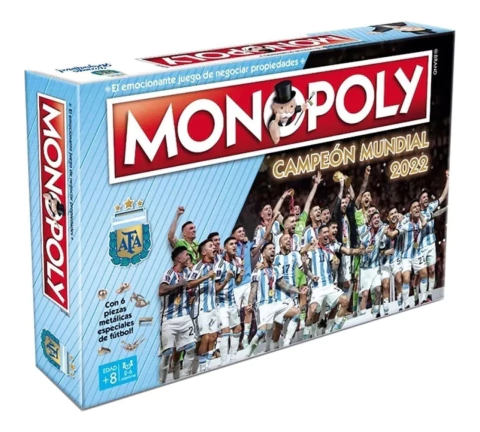 Juego De Mesa Monopoly Afa Campeón Mundial- Toyco.