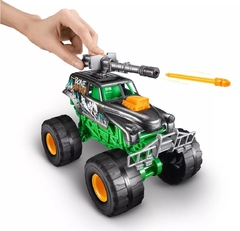 Monster Truck Wars Vehículo Luz Y Sonido - Zuru Metal Machines - Crawling
