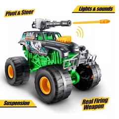 Monster Truck Wars Vehículo Luz Y Sonido - Zuru Metal Machines