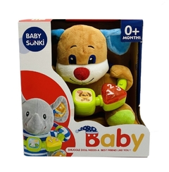 Peluche Soft Perrito Con Luz y Sonido - Baby Sunki en internet