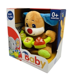 Peluche Soft Perrito Con Luz y Sonido - Baby Sunki - Crawling