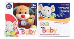 Peluche Soft Perrito Con Luz y Sonido - Baby Sunki - tienda online