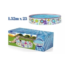 Pileta Rígida Animales Del Mar 1.52 X 0.25 Mts. - Bestway.